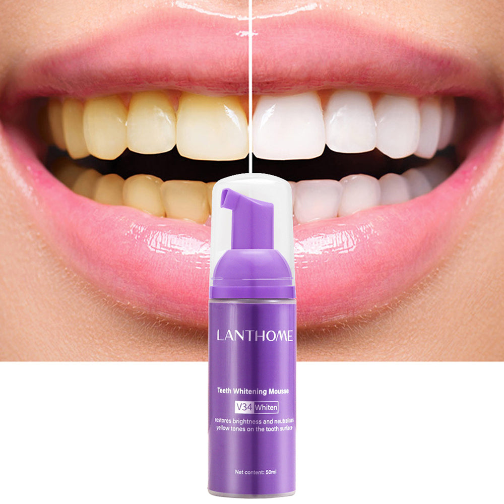 Teeth Whitening Purple Mousse