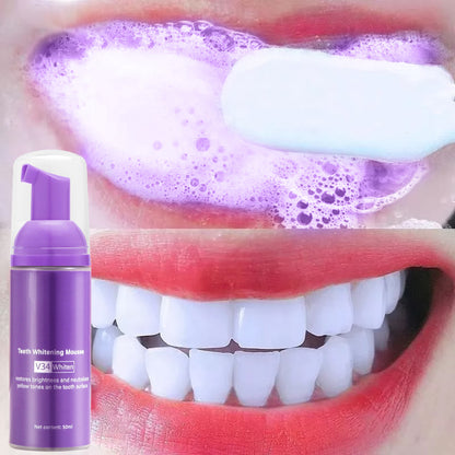 Teeth Whitening Purple Mousse