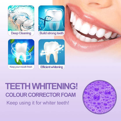 Teeth Whitening Purple Mousse