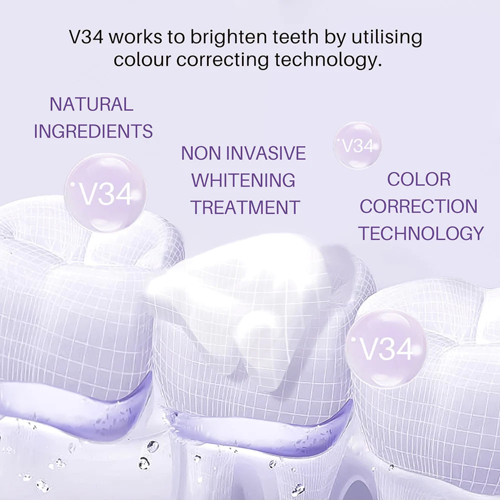 Teeth Whitening Purple Mousse
