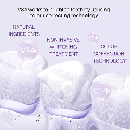 Teeth Whitening Purple Mousse